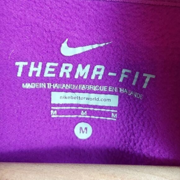 Nike Therma-Fit Berry Hoodie Sweatshirt Sz M - Picture 3 of 4